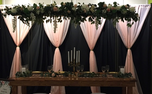 Backdrop Frame w/ Double Layer Fabric