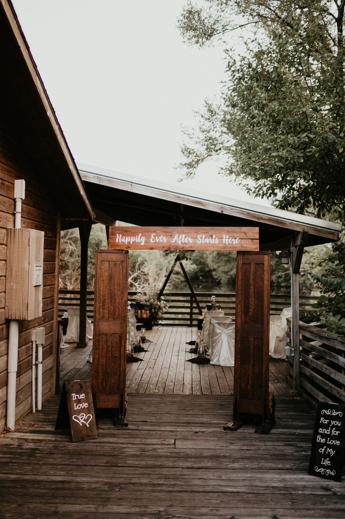 Entryway Doors & Sign