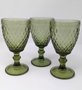 Jewel Toned Faceted Goblets