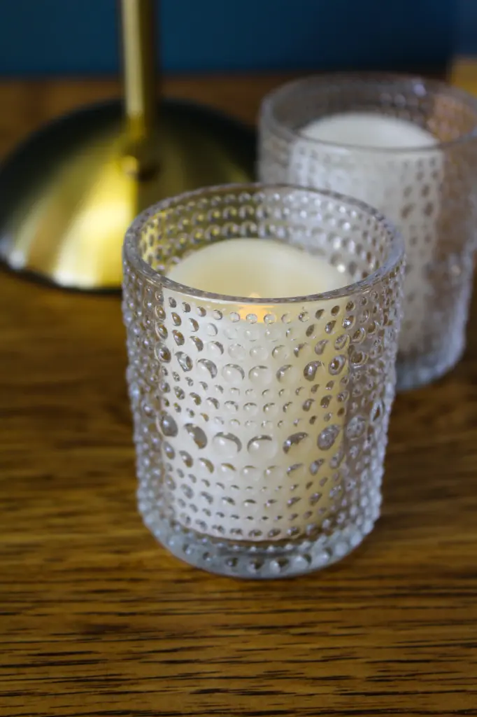 Textured Votive Clear