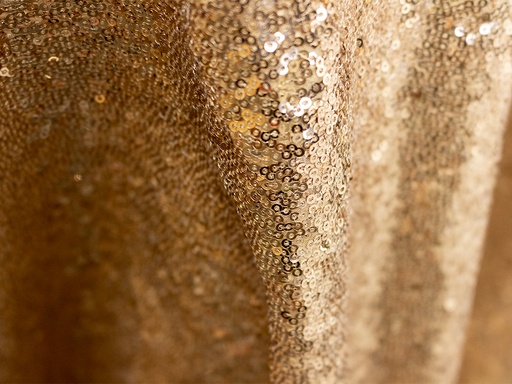 [TBCLTH-SEQ-CHAMP-120] Champagne Sequin Tablecloth