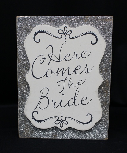 Sign Here comes the bride Size 6x8" #7