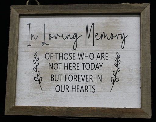 Sign: In Loving Memory #12